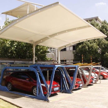 二層簡易升降類機械式停車設備